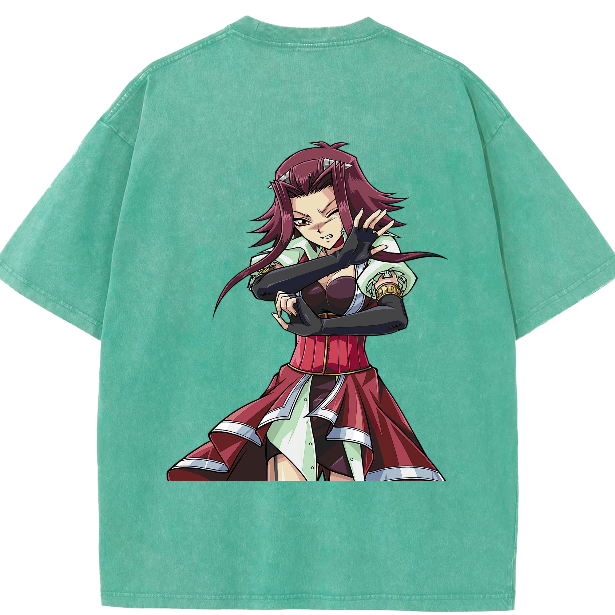 （画像用） 遊☆戯☆王 Yu-Gi-Oh! 綿100% ヴィンテージ風 半袖Tシャツ（背面プリント）